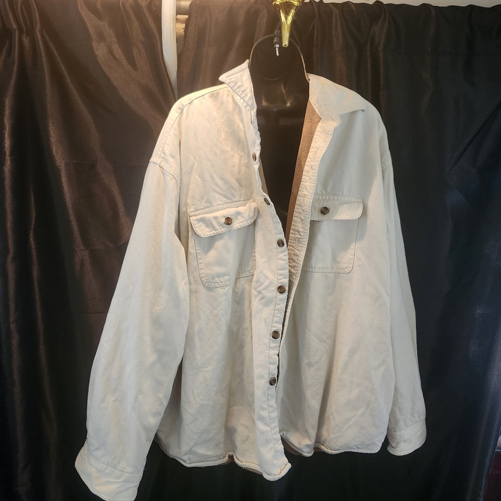 Arrow Light Beige Jacket with Chest Flap Pockets